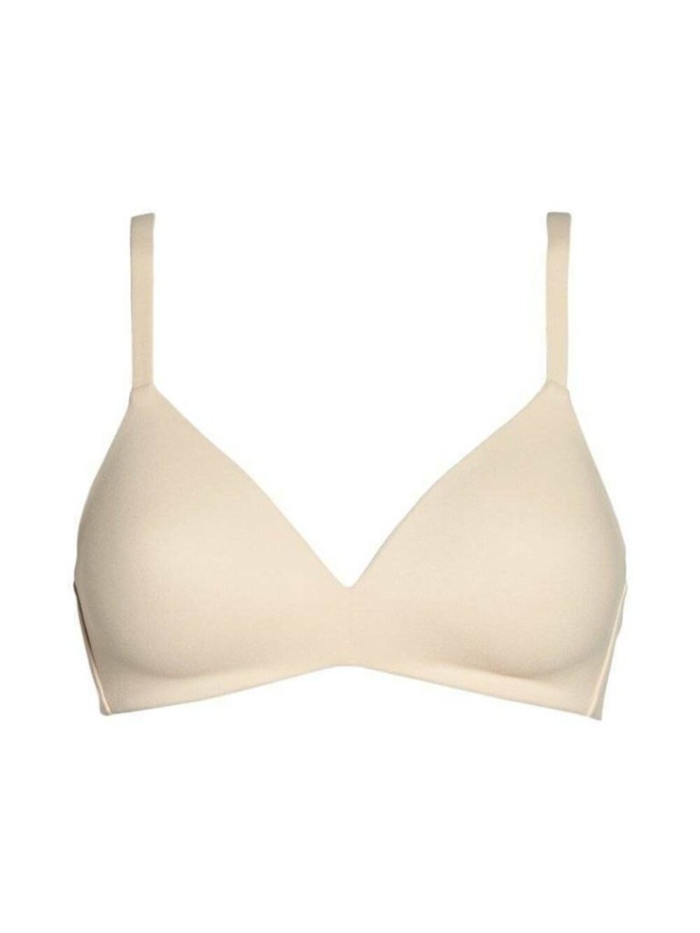 🆕WACOAL How Perfect Seamless Soft Cup Wireless Bra 36DD Beige #852189 - Picture 7 of 11